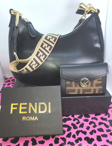 THE LUXE NL GLAM HIGH FASHION CROSSBODY SET - NKFF1015