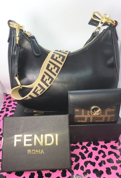 THE LUXE NL GLAM HIGH FASHION CROSSBODY SET - NKFF1015
