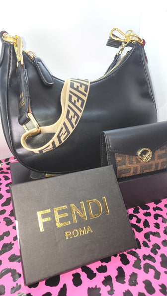 THE LUXE NL GLAM HIGH FASHION CROSSBODY SET - NKFF1015