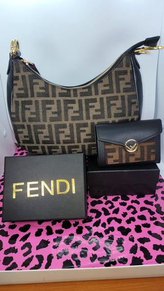 THE LUXE NL GLAM HIGH FASHION CROSSBODY SET - NKFF1015