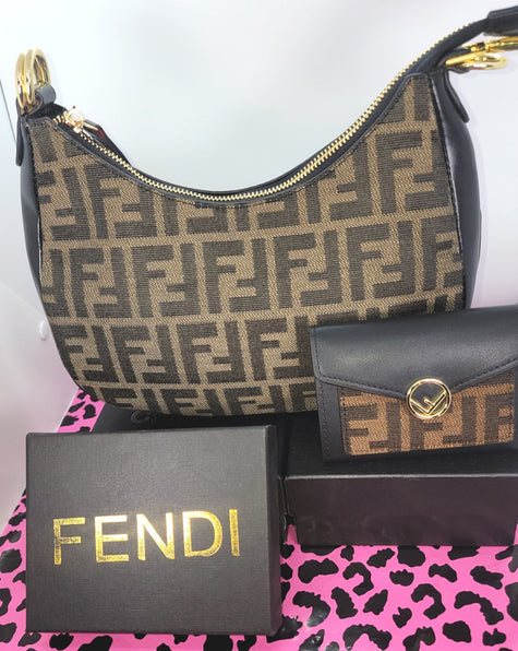 THE LUXE NL GLAM HIGH FASHION CROSSBODY SET - NKFF1015