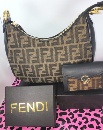 THE LUXE NL GLAM HIGH FASHION CROSSBODY SET - NKFF1015