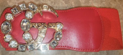 THE LUXE NK GLAM HIGH FASHION STRETCH BELT - NKB1068
