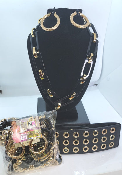 THE LUXE NK GLAM CUSTOM STACK BRACELET SET - STACK309