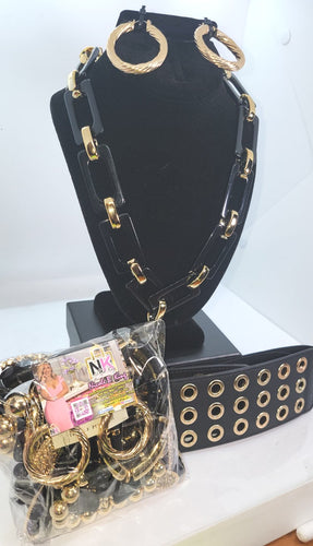 THE LUXE NK GLAM CUSTOM STACK BRACELET SET - STACK309