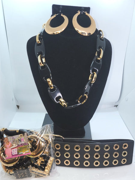 THE LUXE NK GLAM CUSTOM STACK BRACELET SET - STACK309