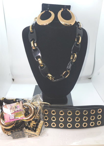 THE LUXE NK GLAM CUSTOM STACK BRACELET SET - STACK309