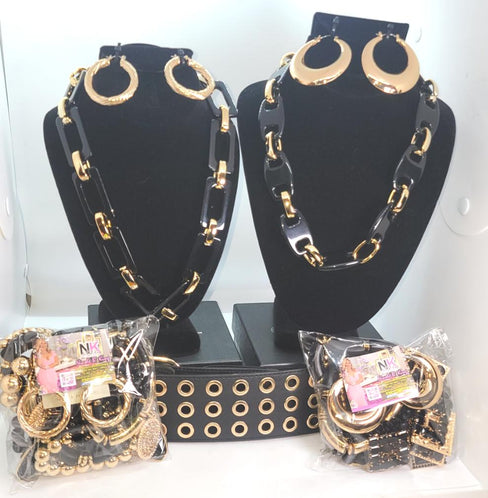 THE LUXE NK GLAM CUSTOM STACK BRACELET SET - STACK309