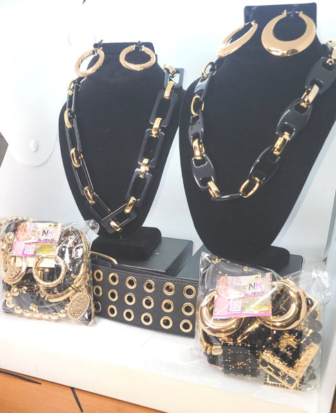 THE LUXE NK GLAM CUSTOM STACK BRACELET SET - STACK309
