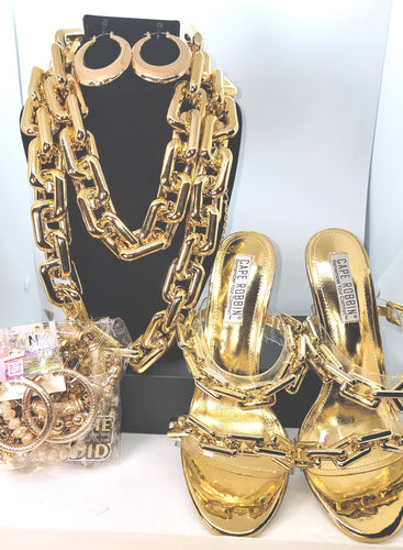THE LUXE CLASSIC CUBAN LINK HEELS - NKF189