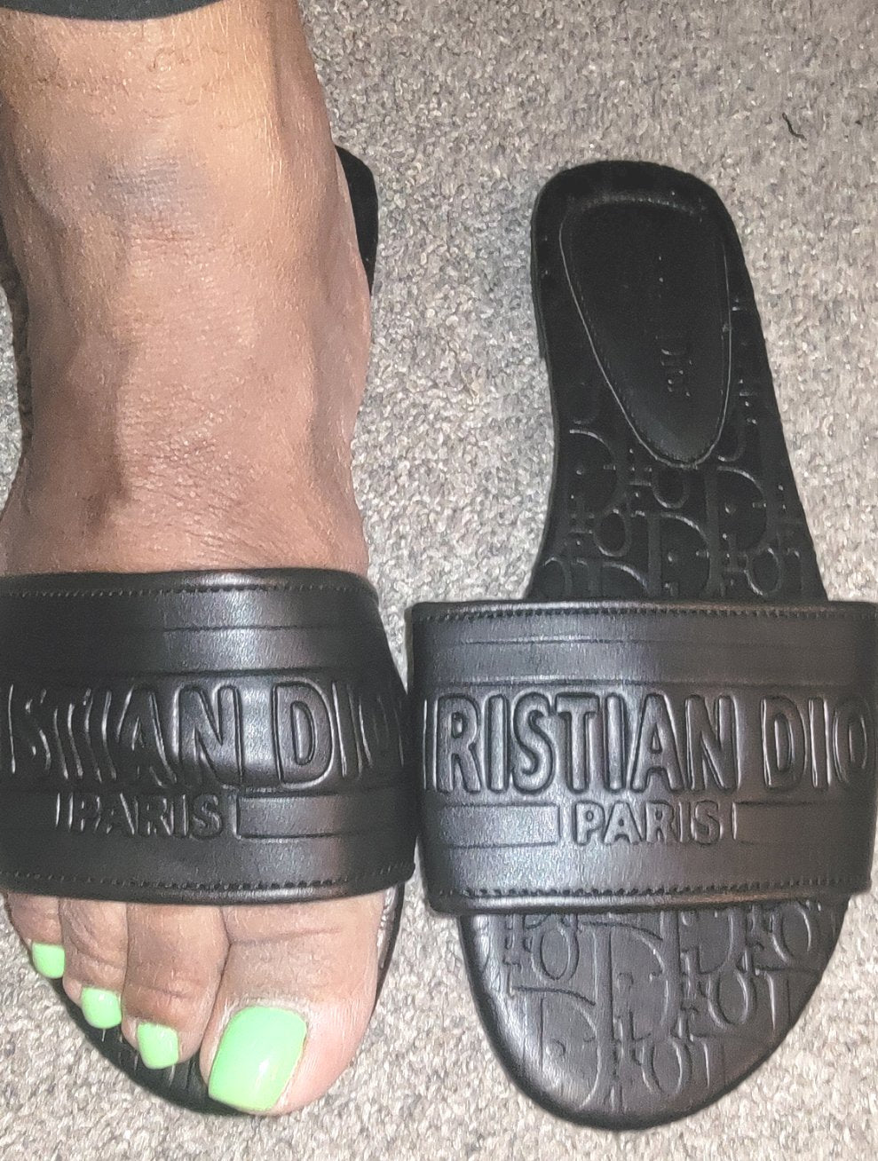 THE LUXE NK GLAM HIGH FASHIOH SLIDE SANDALS - NKF1200