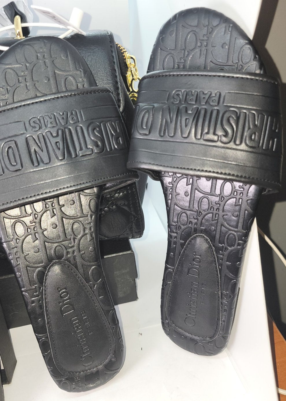 THE LUXE NK GLAM HIGH FASHIOH SLIDE SANDALS - NKF1200