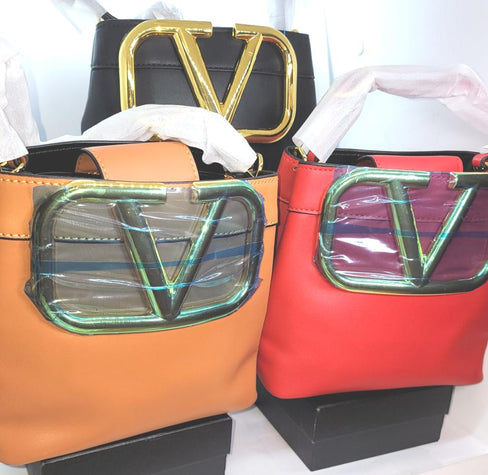THE LUXE NK GLAM HIGH FASHION "V" BAG - NKVLTN100