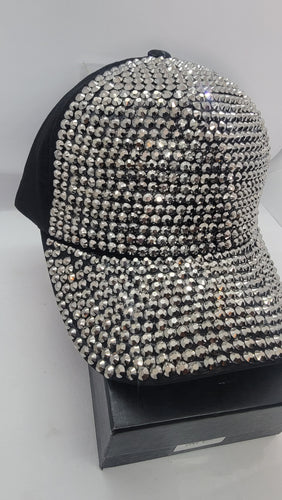 THE LUXE NK GLAM RHINESTONE BLING/BEADED HAT - NKH600