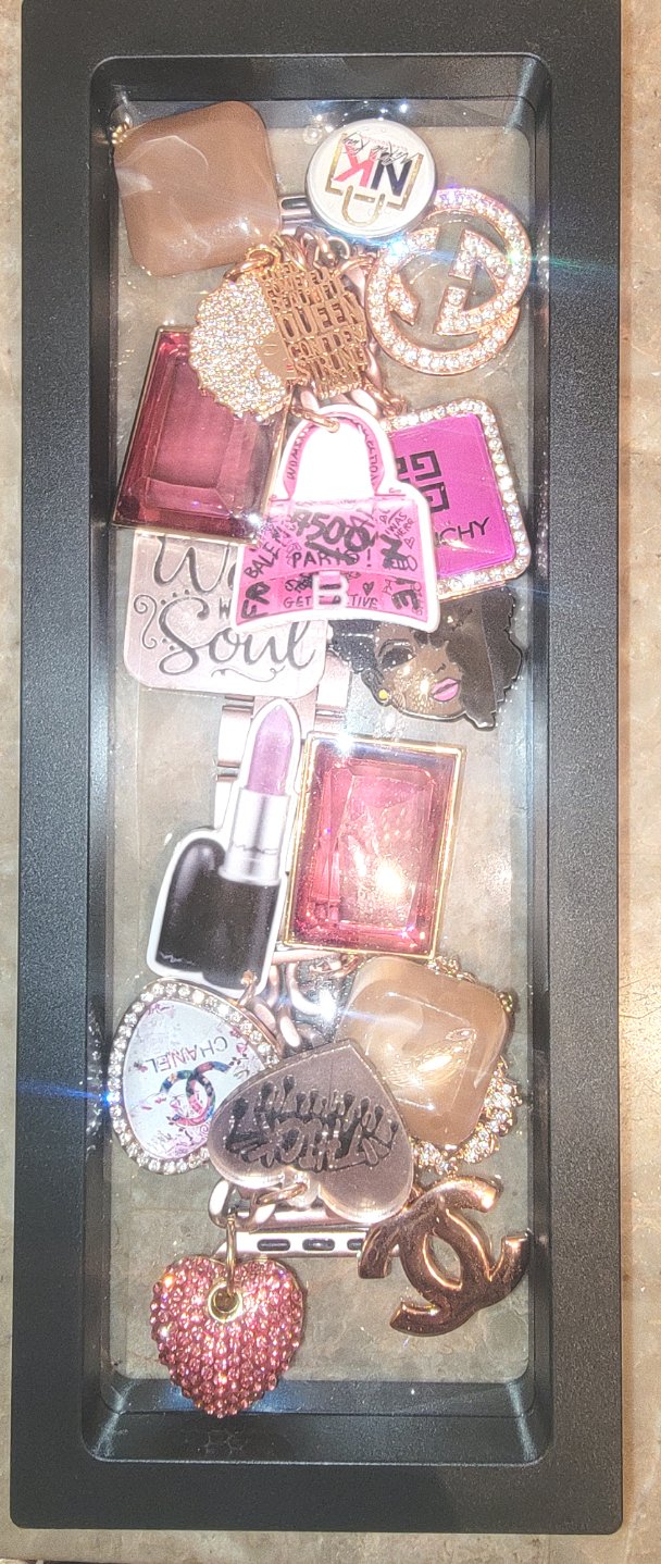 THE LUXE NK GLAM CUSTOM SMART WATCH CHARM BANDS-WATCH100