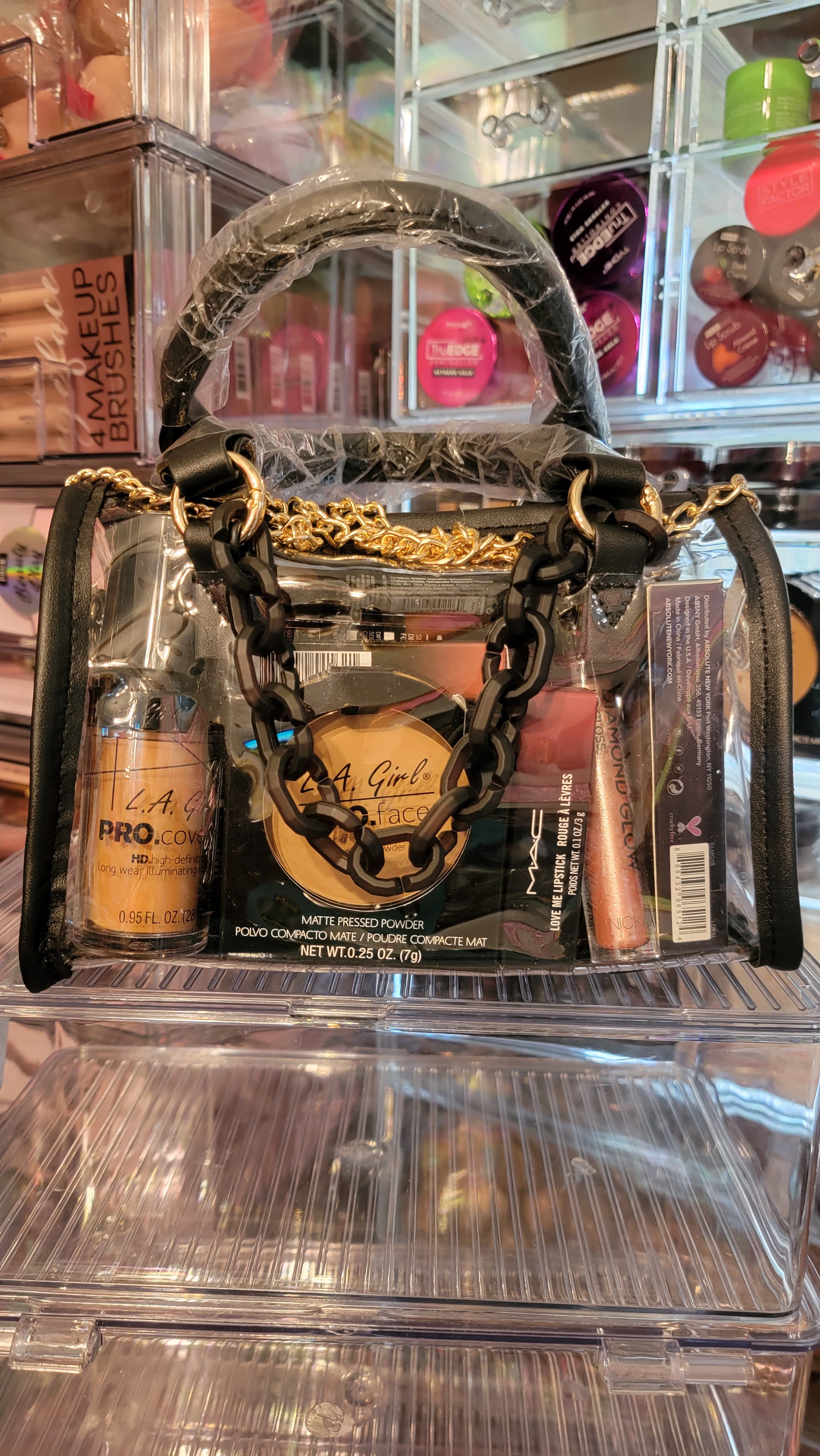 THE LUXE NK GLAM FLY GIRL BEAUTY COLLECTION -  GLAM MAKE-UP COSMETIC BAGS - GLAM100