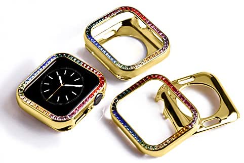 THE LUXE NK GLAM MULTI COLOR RHINESTONE IWATCH FACE -NKW100