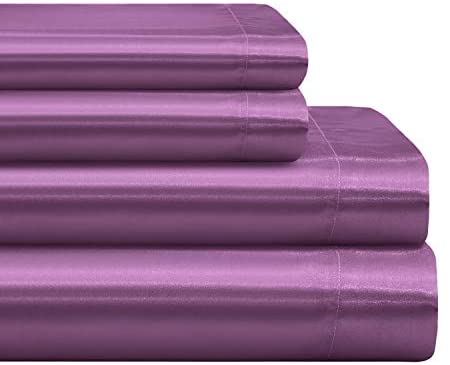THE LUXE NK GLAM SUPER SILKY SATIN SHEETS - SILKSHEETS