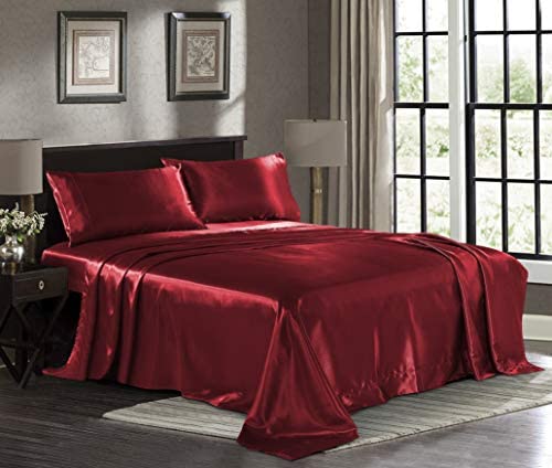 THE LUXE NK GLAM SUPER SILKY SATIN SHEETS - SILKSHEETS