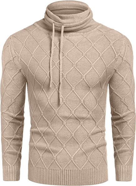 THE LUXE NK GLAM CASUAL KNITTED PULLOVER SWEATER - NKMEN104