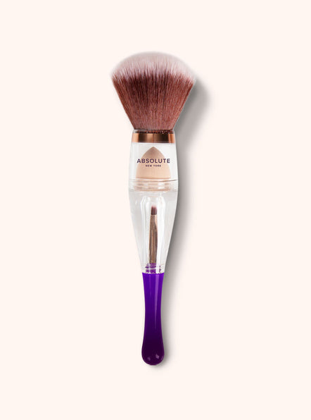 THE LUXE NK GLAM BEAUTY COLLECTION - 3 IN 1 COMPLEXION & EYE BRUSH - ABMB23