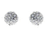 THE LUXE NK GLAM GIRL LUXURY JEWELRY COLLECTION - CZ RHINESTONE CLUSTER STUD EARRINGS - EZ-0135-3C