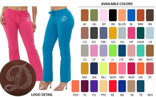 THE LUXE NK GLAM GIRL BASIC WEAR COLLECTION -  NK GLAM BASIC JOGGING PANTS - DWP2201 - REGULAR SIZE