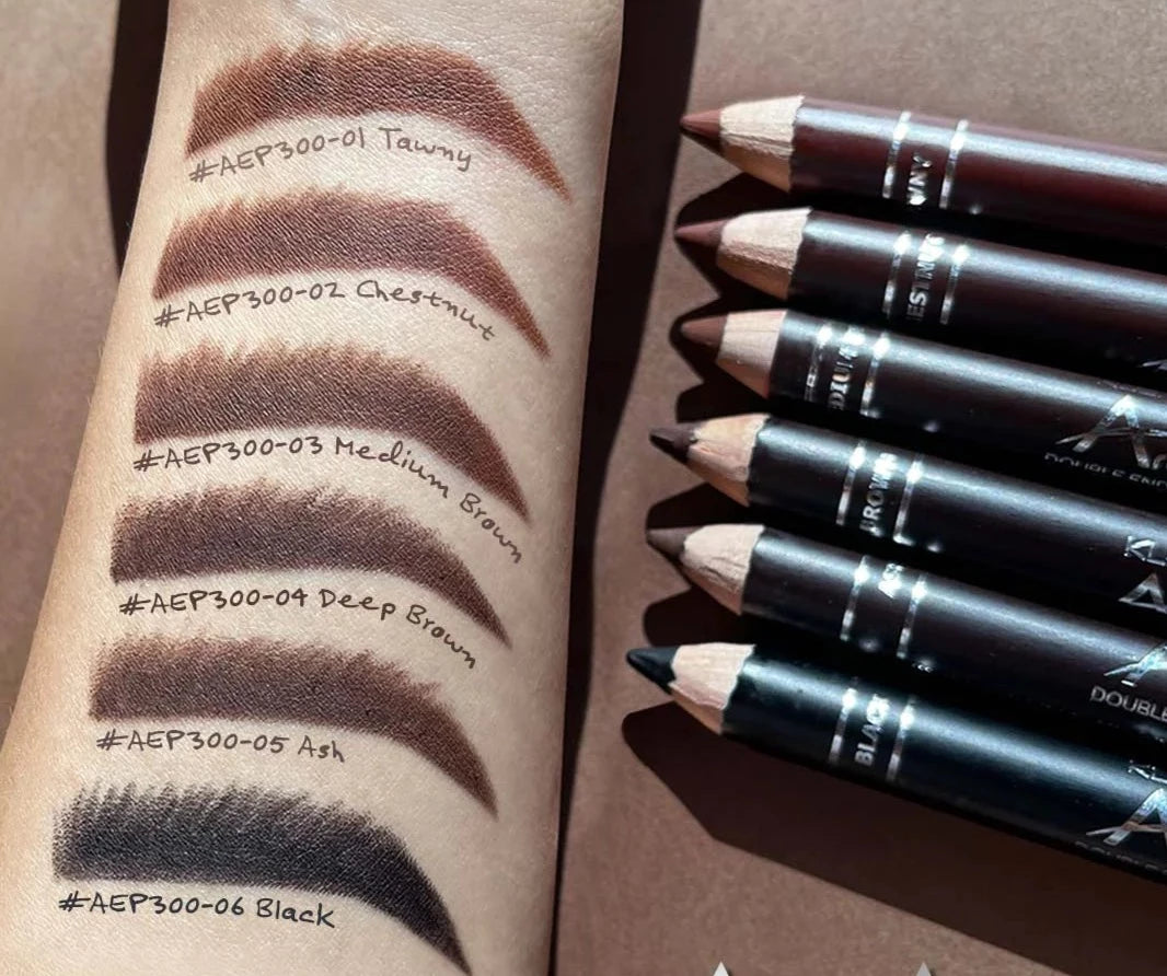 THE LUXE NK GLAM GIRL BEAUTY COLLECTION - ARCH ALLY DOUBLE ENDED BROW PENCIL