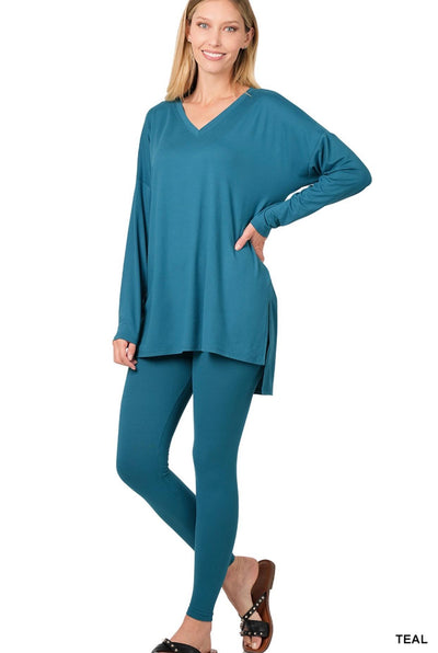 THE LUXE NK GLAM GIRL CUTE & COMFY COLLECTION - SUPER SOFT & STRETCHY LONG SLEEVE SET -MTMP9114