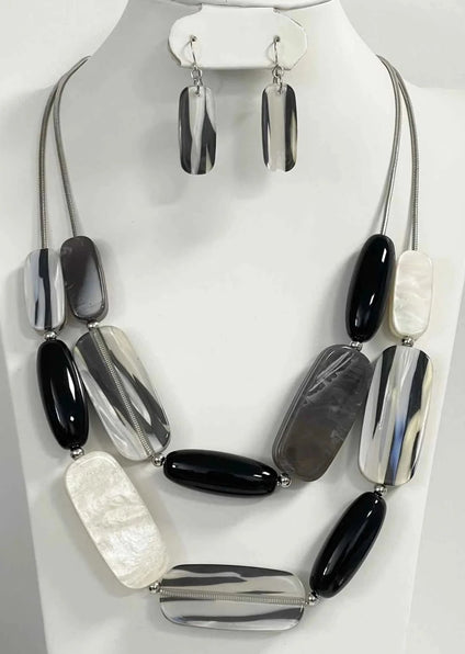 THE LUXE NK GLAM GIRL LUXURY JEWELRY & ACCESSORIES - MULTI LAYER STATEMENT PIECE NECKLACE SET -VOLUME 1