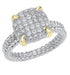 THE LUXE NK GLAM GIRL LUXURY JEWELRY COLLECTION - CZ RHINESTONE PRINCESS RING - VOLUME 1 RINGS