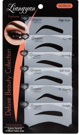 THE LUXE NK GLAM GIRL BEAUTY COLLECTION - GLAM EYEBROW STENCIL - SD8025