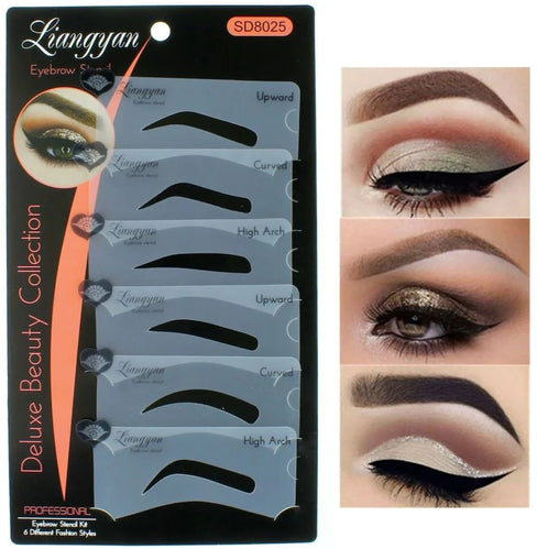 THE LUXE NK GLAM GIRL BEAUTY COLLECTION - GLAM EYEBROW STENCIL - SD8025