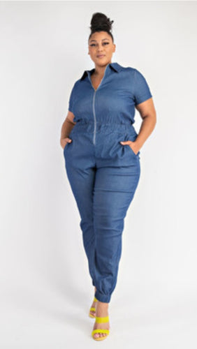 The LUXE NK Demin Jumpsuit