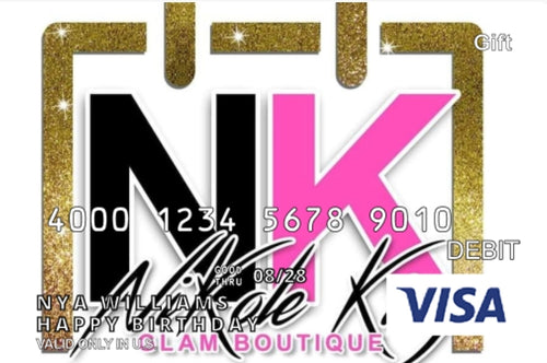 THE LUXE NK GLAM GIFT CARD - GIFTME