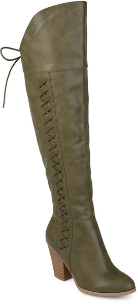 THE LUXE NK GLAM LEATHER OVER THE KNEE BOOTS - NKFBOOTS1