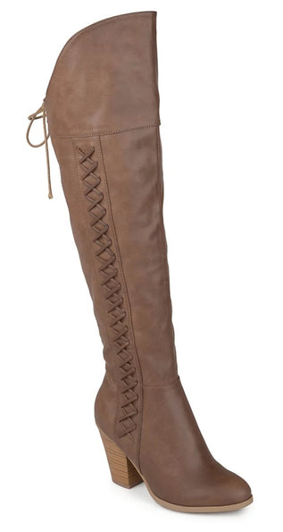 THE LUXE NK GLAM LEATHER OVER THE KNEE BOOTS - NKFBOOTS1