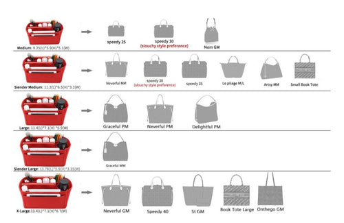 THE LUXE CLASSIC NK GLAM PURSE ORGANIZER - ORGANIZEME