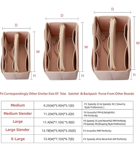 THE LUXE CLASSIC NK GLAM PURSE ORGANIZER - ORGANIZEME