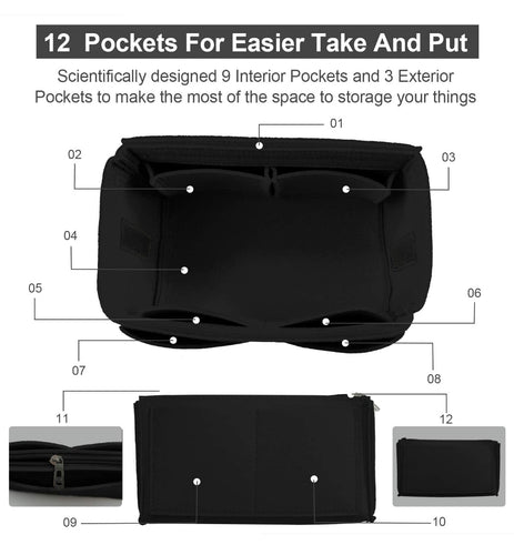 THE LUXE CLASSIC NK GLAM PURSE ORGANIZER - ORGANIZEME