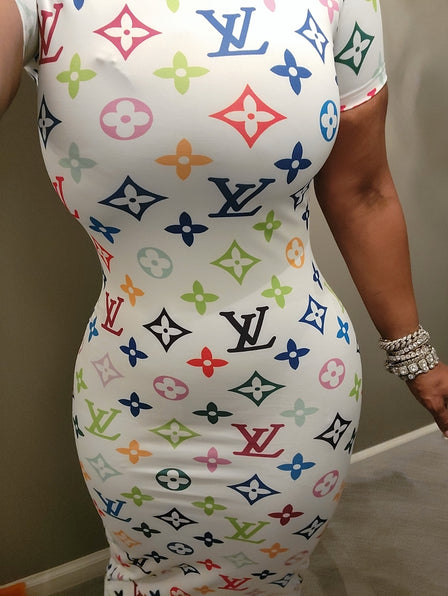 THE LUXE NK GLAM HIGH FASHION BODY CON DRESS - NKDRESS5