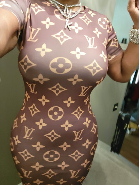 THE LUXE NK GLAM HIGH FASHION BODY CON DRESS - NKDRESS5