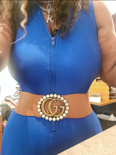 THE LUXE NK GLAM HIGH FASHION STRETCH BELT - NKB1068