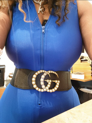 THE LUXE NK GLAM HIGH FASHION STRETCH BELT - NKB1068