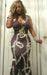 THE LUXE NK GLAM HIGH FASHION MAXY FLARE DRESS - NKA501