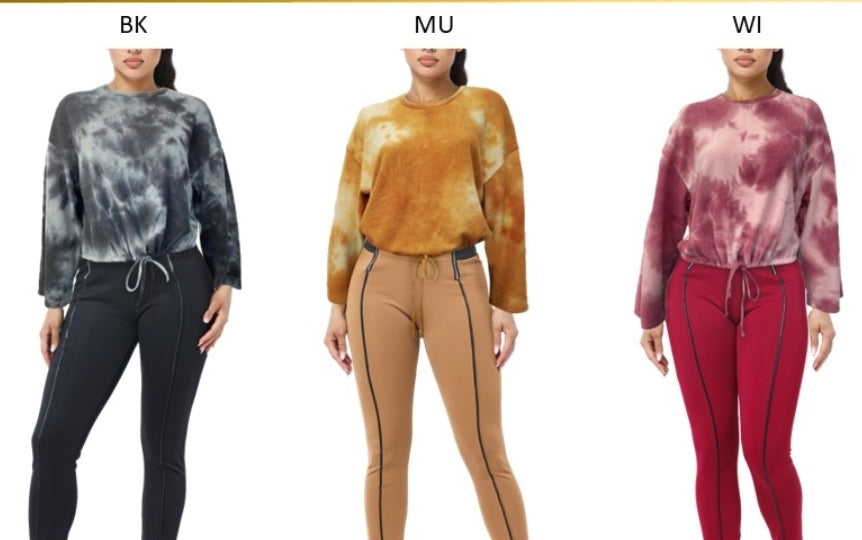 THE LUXE NK GLAM FLY GIRL PUFF SLEEVE MOCK NECK TOP - TB7116