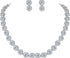 THE LUXE NK GLAM GIRL LUXURY JEWELrY COLLECTION - CZ RHINESTONE TENNIS NECKLACE SET  - NK5425
