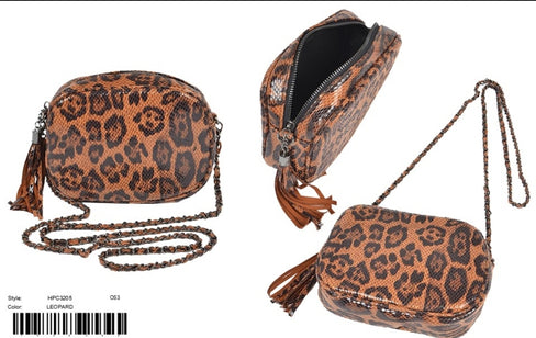 THE LUXE NK GLAM GIRL ACCESSORIES COLLECTION - LEOPARD CROSSBODY SET