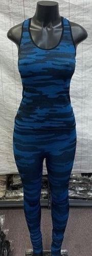 THE LUXE NK GLAM GIRL ACTIVE WEAR & LOUNGE WEAR COLLECTION - SEAMLESS CAMO GLAM ACTIVE WEAR SET- SP23