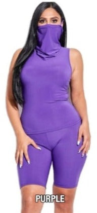 THE LUXE NK GLAM GIRL ACTIVE WEAR AND LOUNGE COLLECTION - 3PC CUTE AND COMFY SET -9136